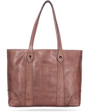 Frye Melissa Leather Shopper - Purple