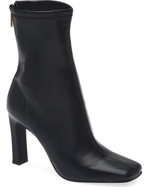 Steve Madden Khelan Square Toe Bootie - Black