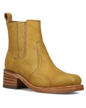 Frye Campus Platform Chelsea Boot - Brown