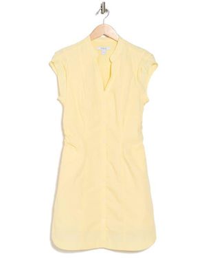 10 Crosby Derek Lam Elyse Cotton Poplin Shirtdress - Yellow