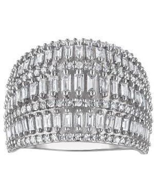 FZN Sterling Lab Grown Diamond Ring - White