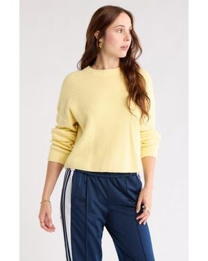 Abound Cozy Crew Pullover Sweater - Blue