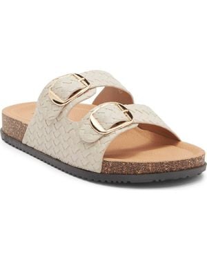 Top Moda Luca Slide Sandal - Metallic