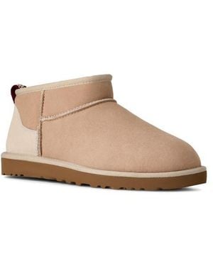 UGG Classic Ultra Mini Genuine Shearling Boot - Natural