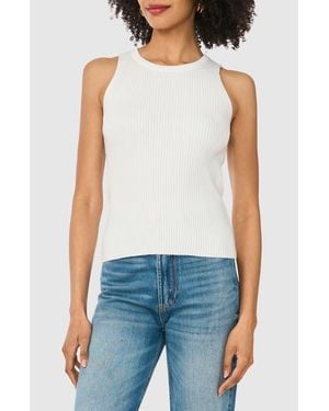 Parker Ribbed Sweater Tank - Blue