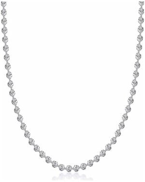 Best Silver Sterling Moon Ball Chain Necklace - Metallic