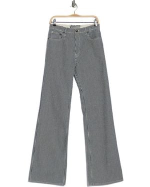 R13 Jane Flare Leg Jeans - Gray