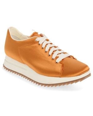 Pedro Garcia Orinda Satin Sneaker - Orange