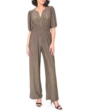 Gibsonlook Shimmer & Shine Sparkle Jumpsuit - Multicolor