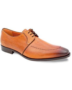 Mezlan Apron Toe Derby - Brown