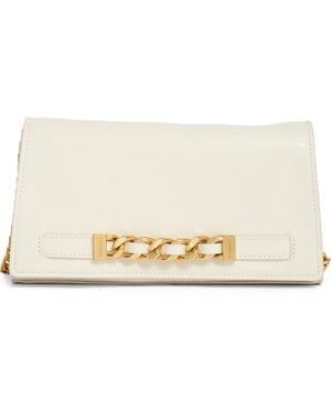 Rebecca Minkoff Curb Link Leather Crossbody Bag - Natural