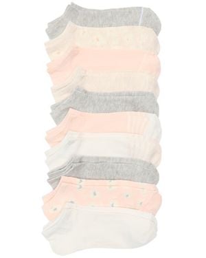 Vince Camuto 10-Pack Assorted Ankle Socks - White