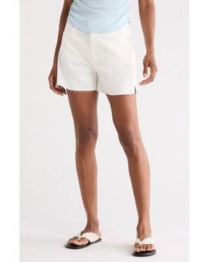 Rag & Bone Retro Cutoff Denim Shorts - White