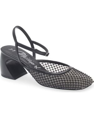 3.1 Phillip Lim Embellished Ankle Strap Pump - Metallic