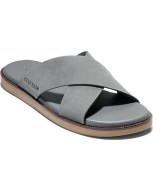 Cole Haan Nantucket Cross Strap Sandal - Gray