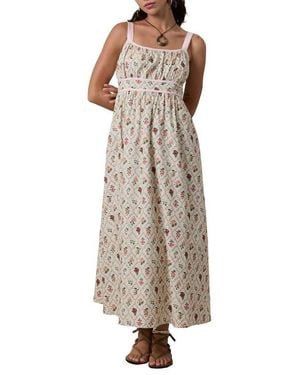 Wishlist Sleeveless Midi Dress - Natural