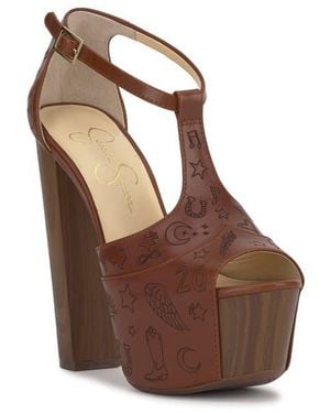 Jessica Simpson Dany Platform Sandal - Brown