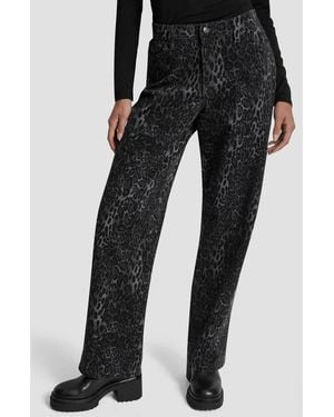 DKNY Mid Rise Relaxed Jeans - Black