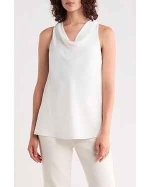 BOSS Bouana Cowl Neck Top - White