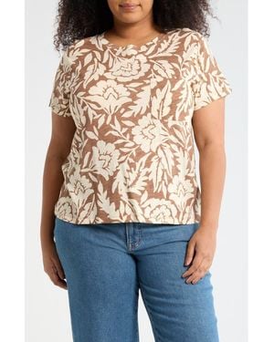 Sanctuary Cotton Blend Pocket T-Shirt - Blue