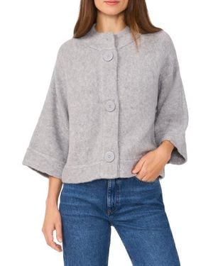 Halogen® Wide Sleeve Top - Gray