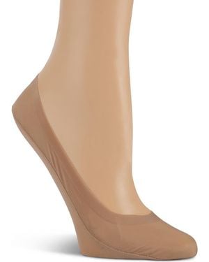 Laundry by Shelli Segal 5-Pack Laser Cut Liner Socks - Brown