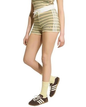 adidas High Rise Minishorts - Natural