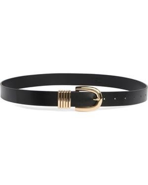 GOOD AMERICAN Skinny Western Belt - Black