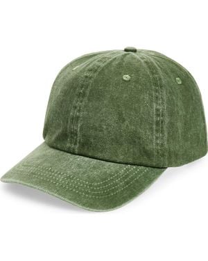 Nordstrom Rack Washed Baseball Cap - Green
