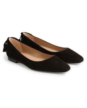 LK Bennett Essie Tassel Flat - Black