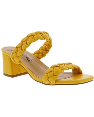 Bellini Fuss Block Heel Sandal - Metallic