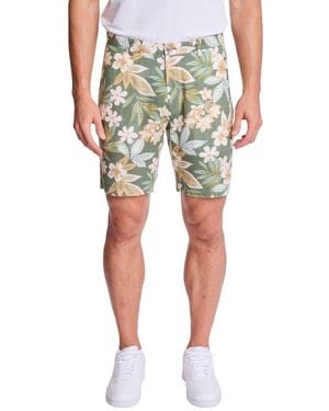 Paisley & Gray Felix Slim Fit Shorts - Green