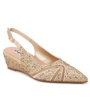 Lady Couture Daniel Embellished Slingback Pump - Natural