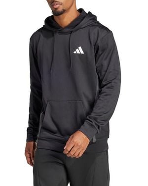 adidas Game & Go Train Hoodie - Gray