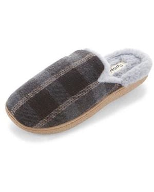 FLOOPI Faux Shearling Lined Slipper - Gray
