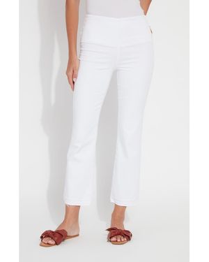 Lyssé Ankle Baby Boot Premium Denim Jeans - White