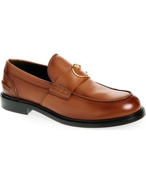 Roberto Cavalli Logo Bit Loafer - Brown