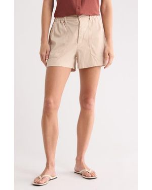 Bella Dahl Callie Ruffled Shorts - Natural
