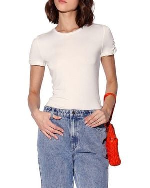 Walter Baker Jennifer Fitted Baby Tee - White