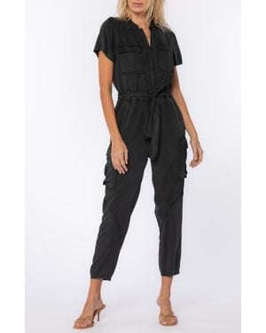 Velvet Heart Greyson Short Sleeve Jumpsuit - Black