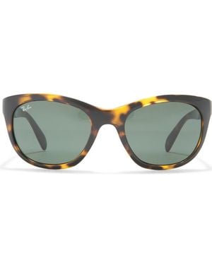 Ray-Ban 'Highstreet' 56Mm Sunglasses - Brown