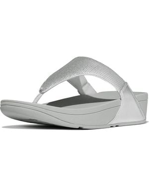 Fitflop Lulu Sequin Flip Flop - Metallic