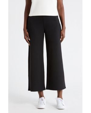 Spanx Crop Wide Leg Pants - Black