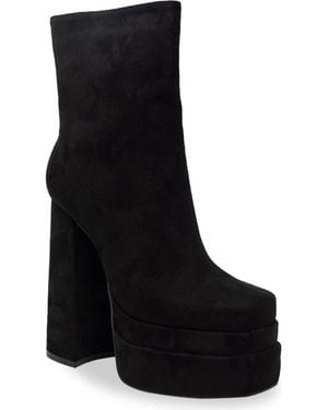 In Touch Footwear Wolfe Block Heel Double Platform Bootie - Black