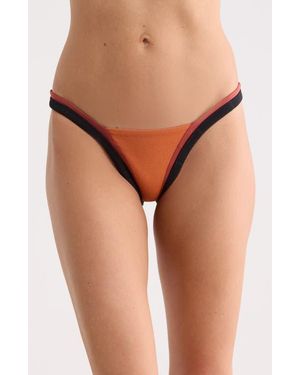 Maaji Trinity Cheeky Bikini Bottoms - Brown