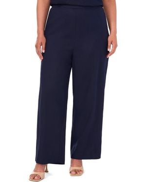 Halogen® Linen Blend Pants - Blue