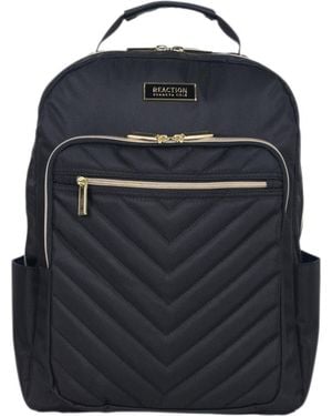 Kenneth Cole Chelsea Chevron Quilted Backpack - Black