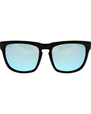 Hurley Modern 56Mm Polarized Square Sunglasses - Black
