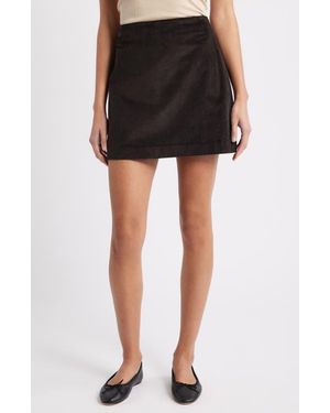 Madewell Corduroy Miniskirt - Black