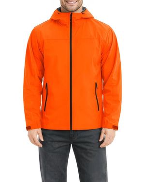Hawke & Co. Defender Water Resistant Hooded Jacket - Orange